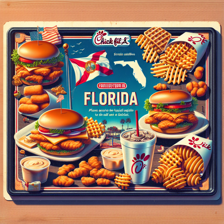 Chick Fil A Menu Florida