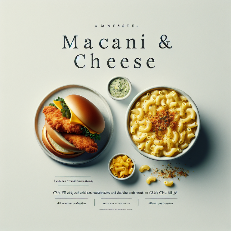 Chick Fil A Menu Mac And Cheese