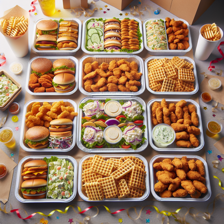 Chick-Fil-A Catering Menu Party Trays