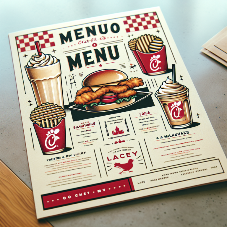 Chick-Fil-A Lacey Menu