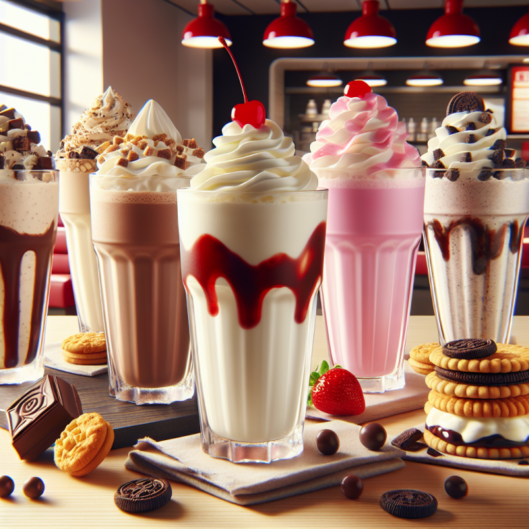 Chick-Fil-A Milkshake Menu