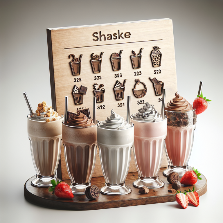 Chick-Fil-A Milkshakes Menu With Prices