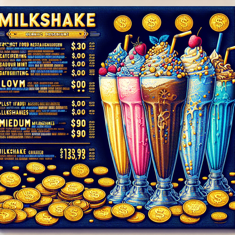 Wendy’S Milkshake Menu With Prices