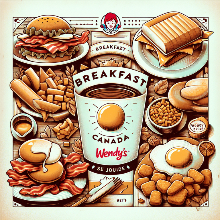 Wendyʼs Breakfast Menu Canada