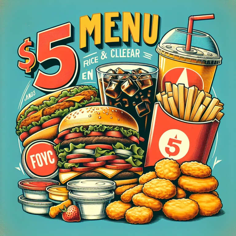 Wendyʼs $5 Menu