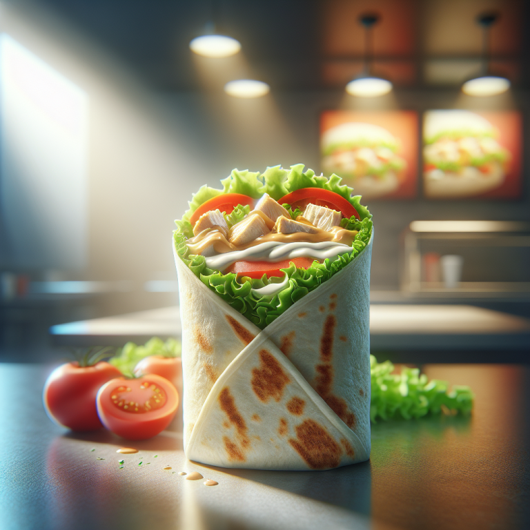 Menu Wendy’s Chicken Wrap