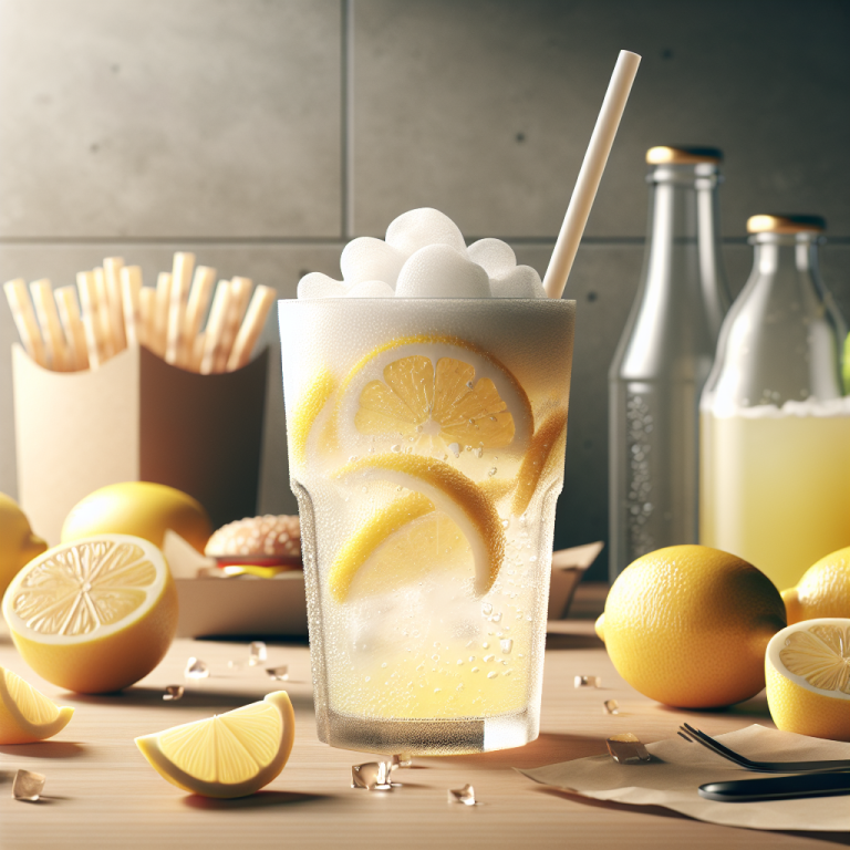 Lemonade Wendyʼs Menu Drinks