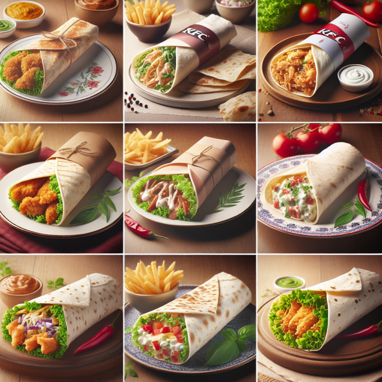 Kfc Wraps Menu