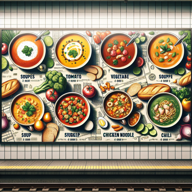 Subway Soup Menu