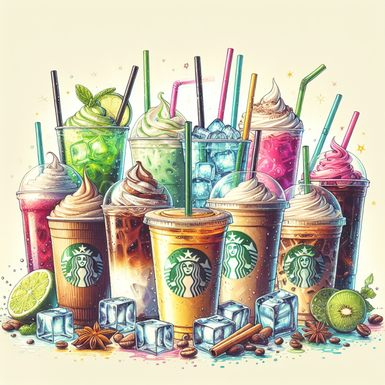 Starbucks Menu Cold Drinks