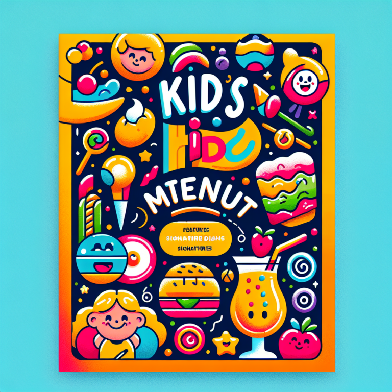 Arbyʼs Kids Menu