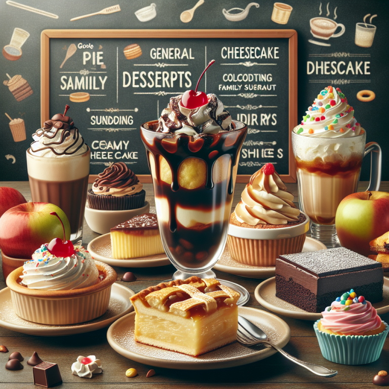 Applebeeʼs Dessert Menu