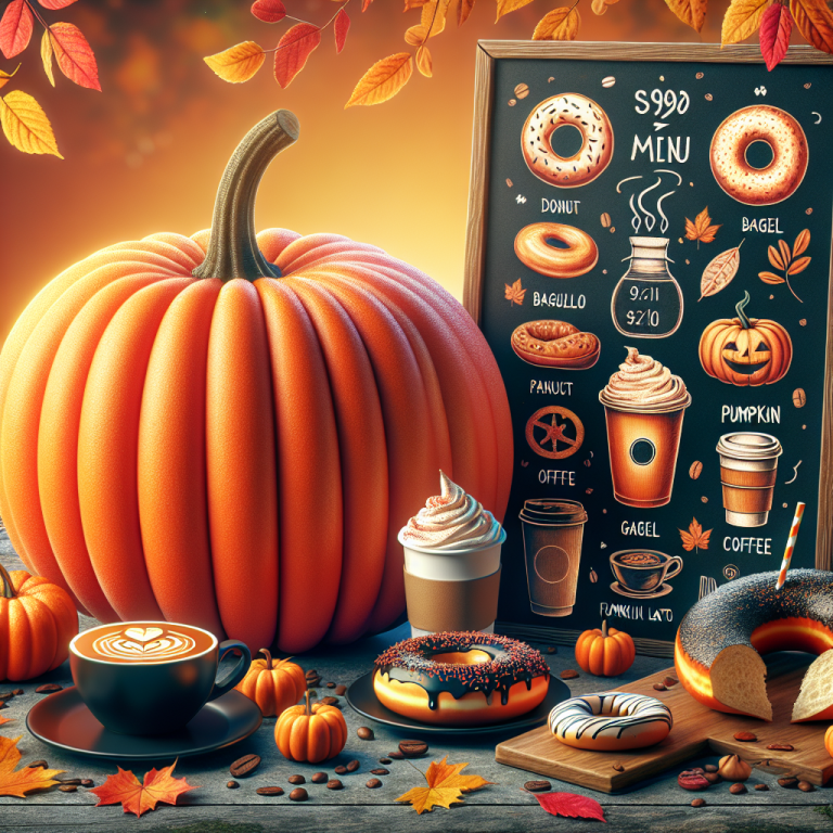 Dunkin Pumpkin Menu