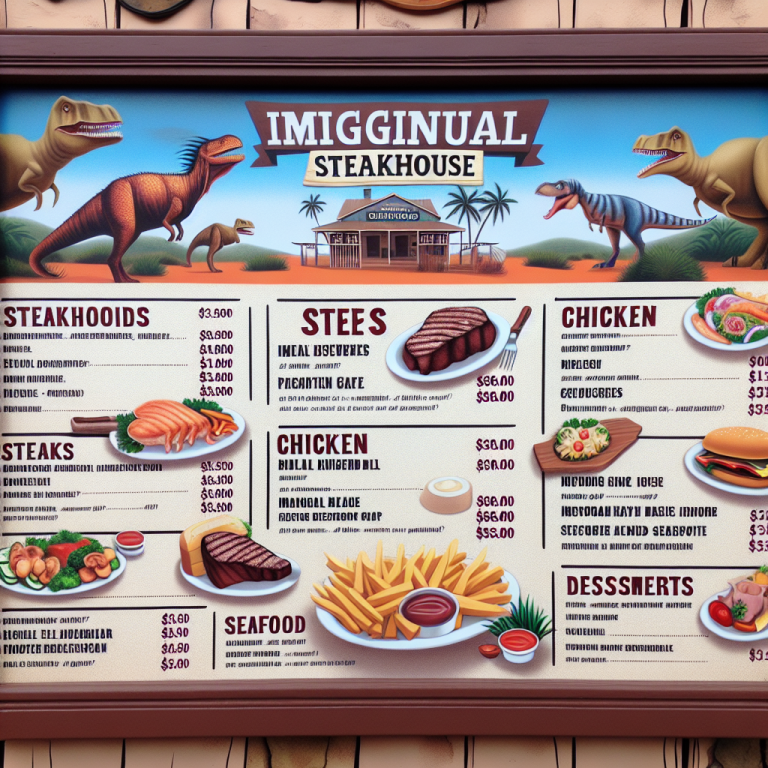 Outback Steakhouse Menu With Prices