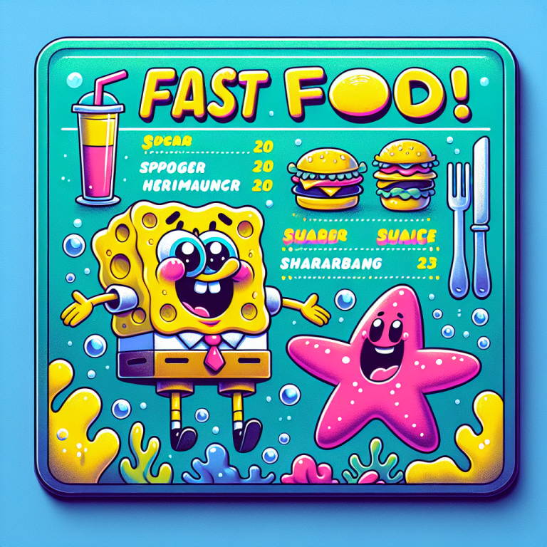 WendyʼS Menu Spongebob