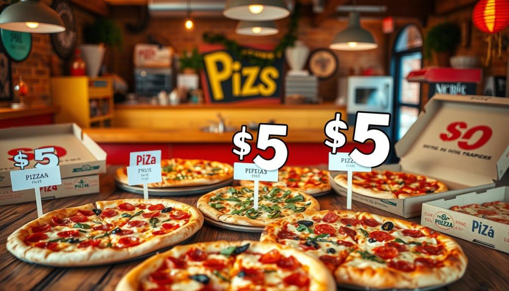 Affordable pizza options with $5 Pizza Hut menu