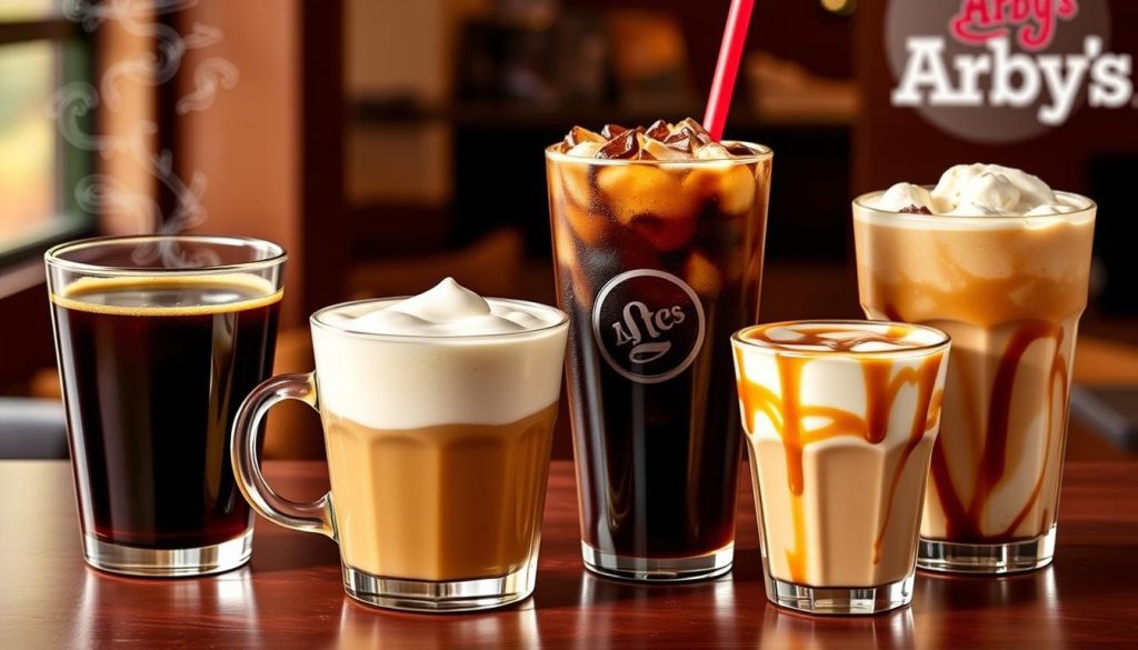 Arby's coffee flavors