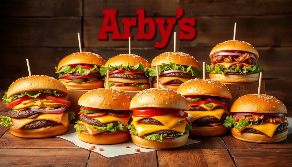 Arby's hamburger menu regional variations