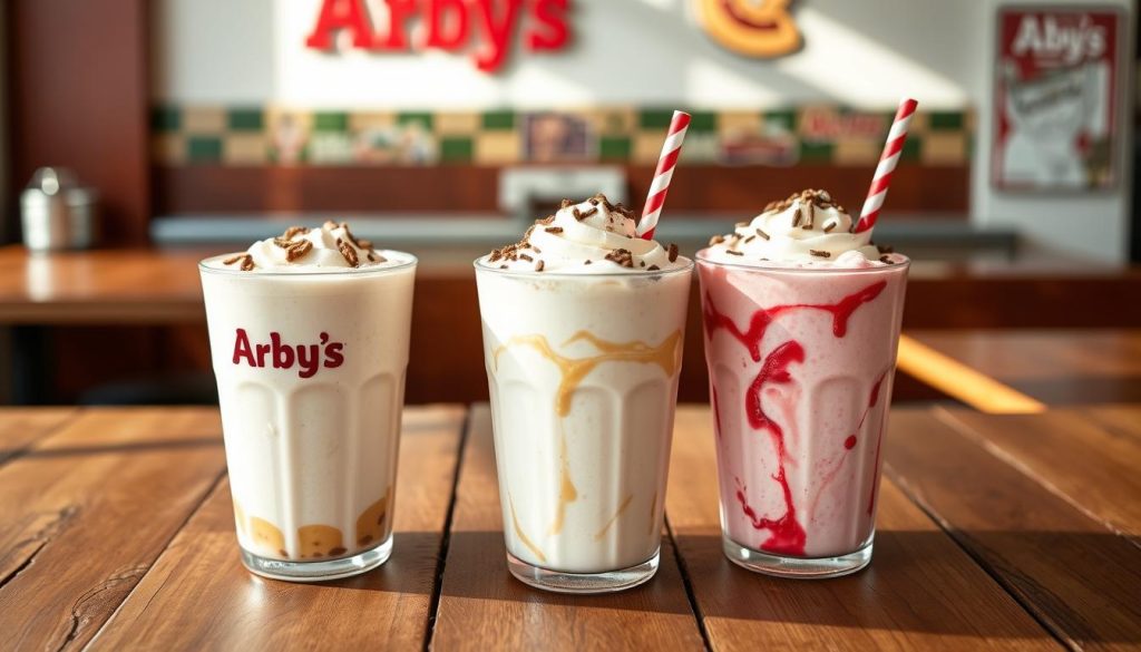 Arby's shake sizes