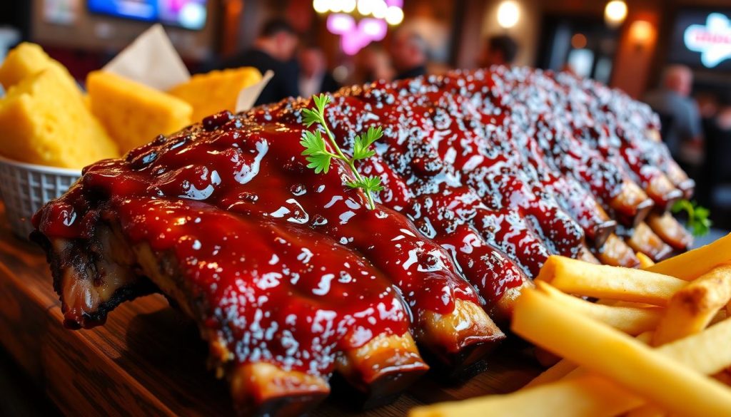 BBQ ribs at Texas Roadhouse