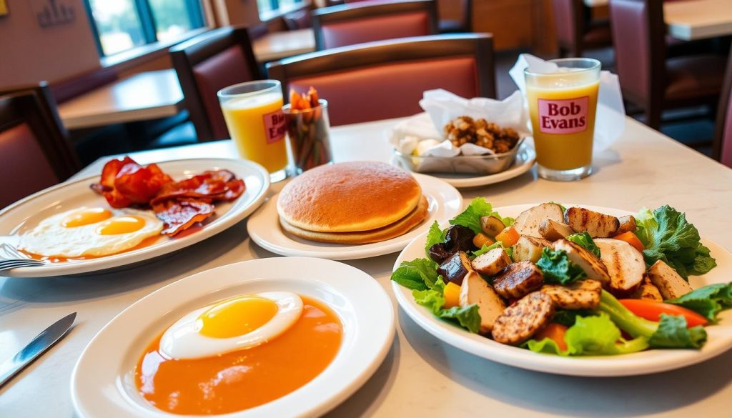 Bob Evans nut-free menu options