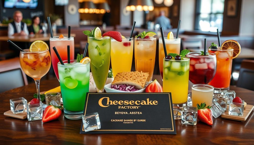 Cheesecake Factory beverage menu prices