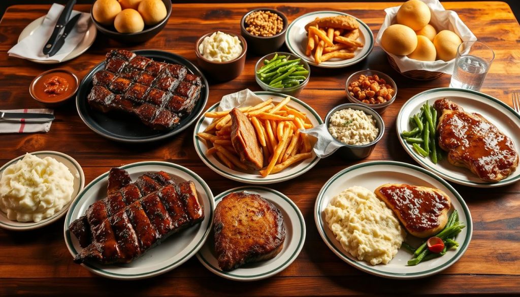 Comparison of Texas Roadhouse family meal choices