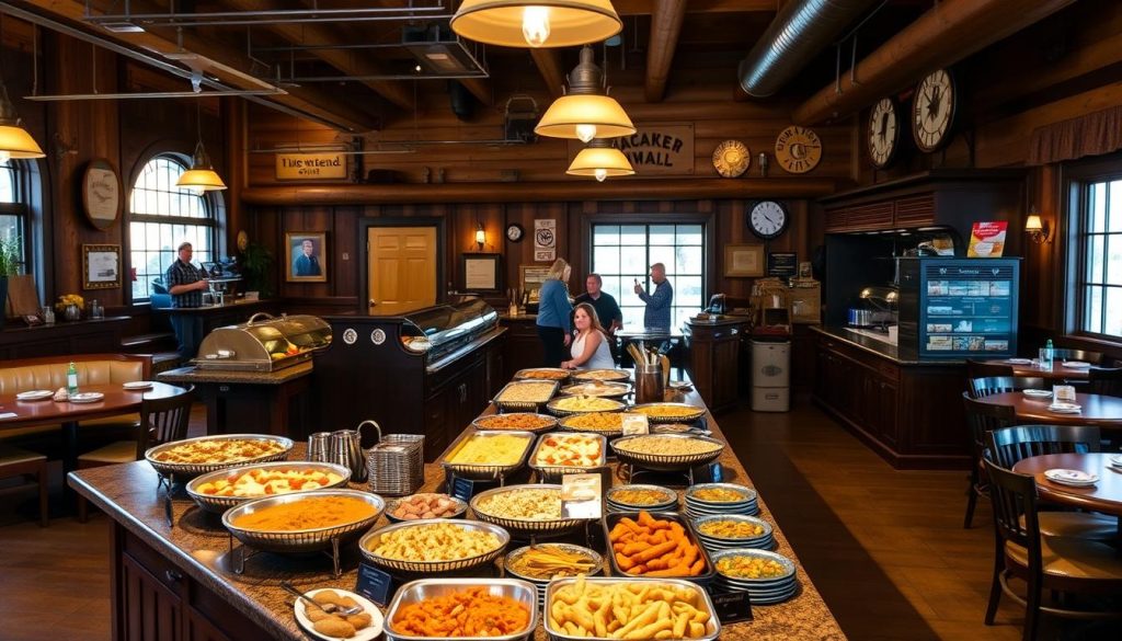 Cracker Barrel buffet availability