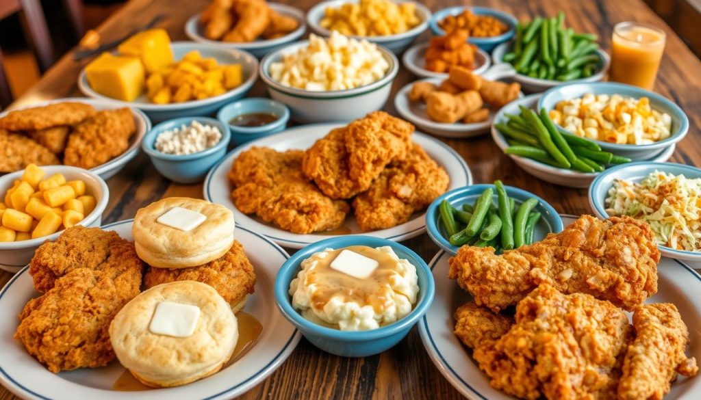 Cracker Barrel buffet dishes