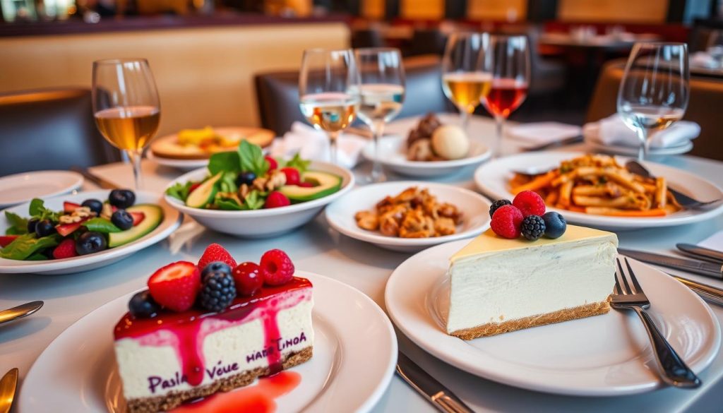 Dairy-free options at Cheesecake Factory