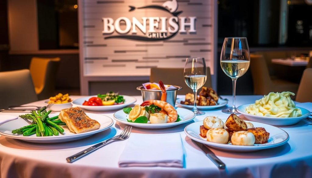 Dinner menu highlights at Bonefish Grill