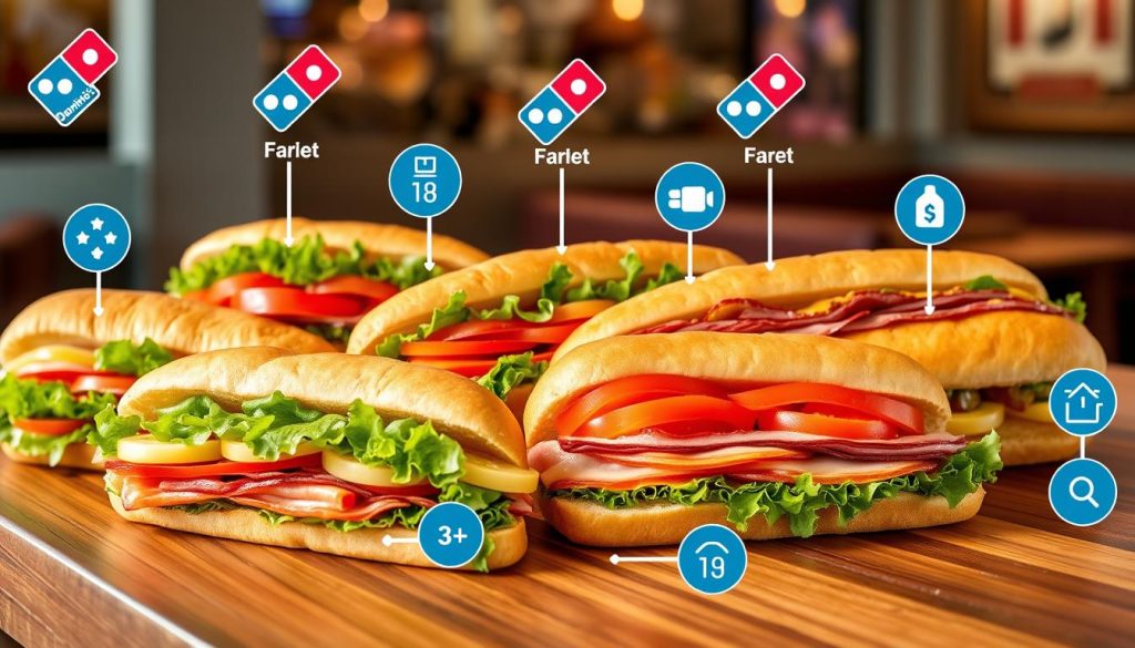 Domino's sub nutrition info