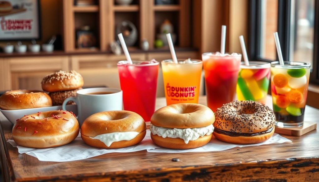 Dunkin Donuts bagel beverage pairings