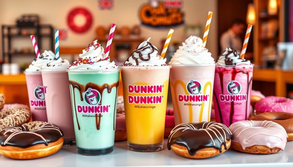 Dunkin Donuts milkshake combo