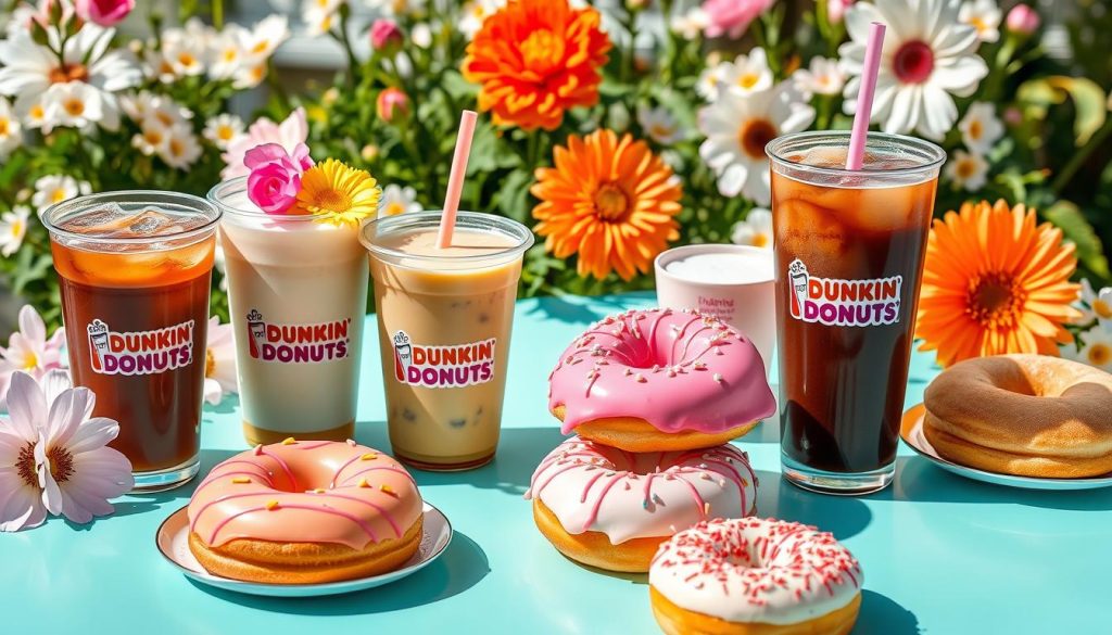 Dunkin Donuts spring drinks and treats