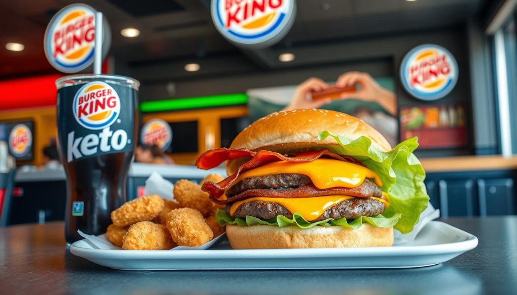 Eating out on a keto diet at Burger King