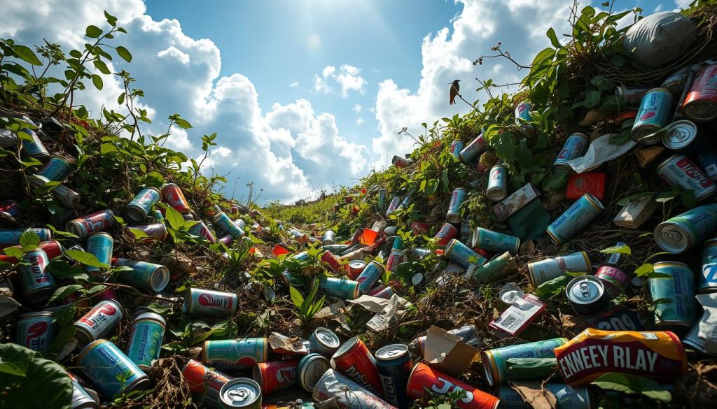 Environmental impact of energy drink packaging