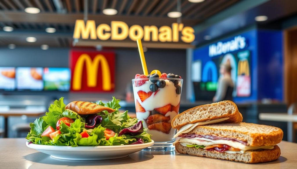 Healthier options at McDonald's menu