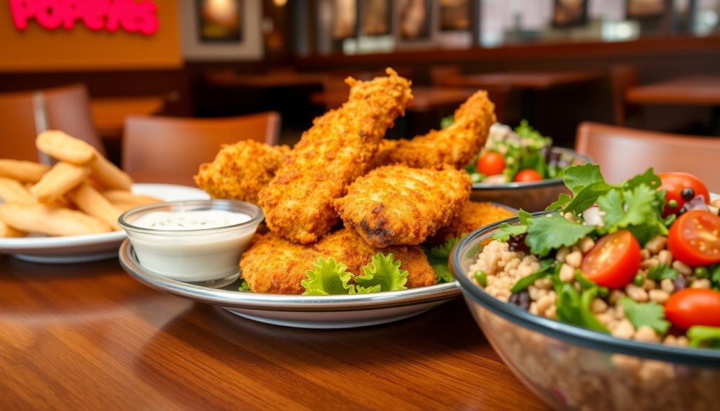 High-protein options for health-conscious diners at Popeyes