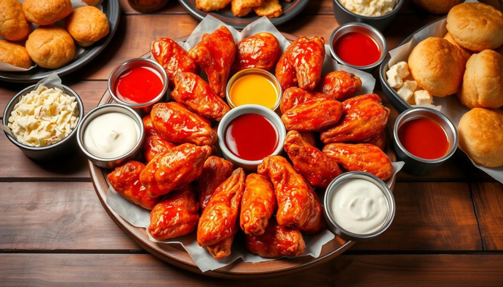 KFC hot wings meal options