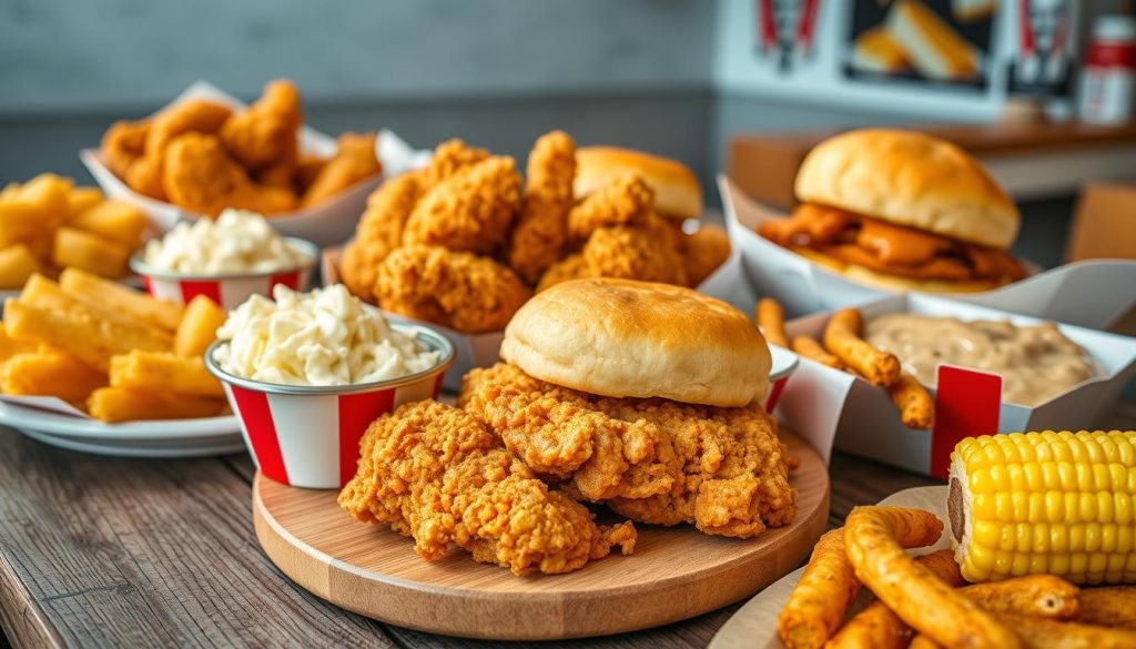 KFC lunch menu