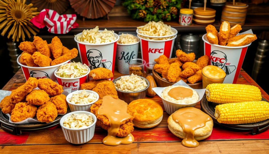 KFC menu options