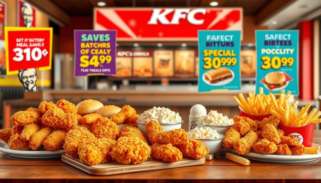 KFC promotions and deals for menu and prices