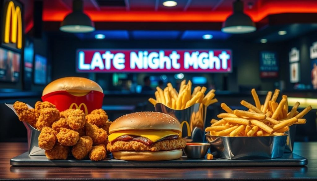 McDonald's late night menu