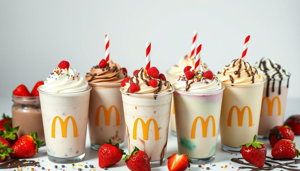 McDonald's milkshake nutritional information