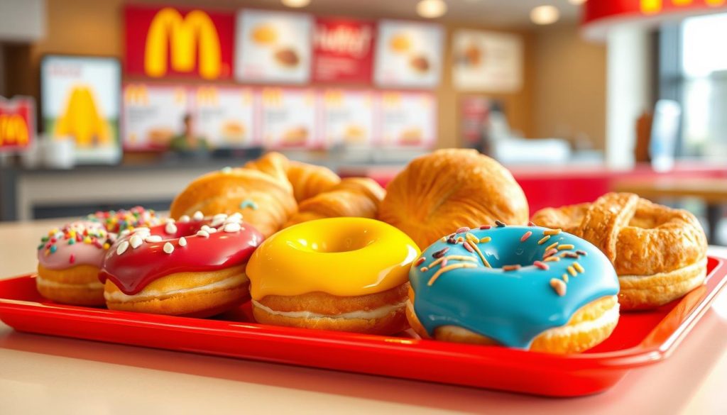 McDonald's pastry selection