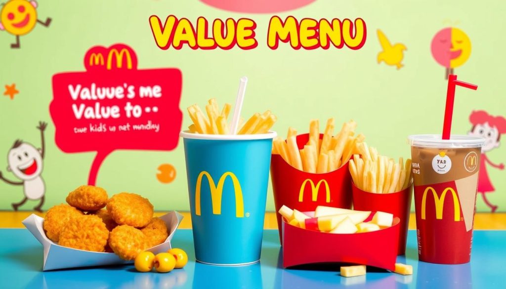 McDonald's value menu options showcasing kid-friendly choices