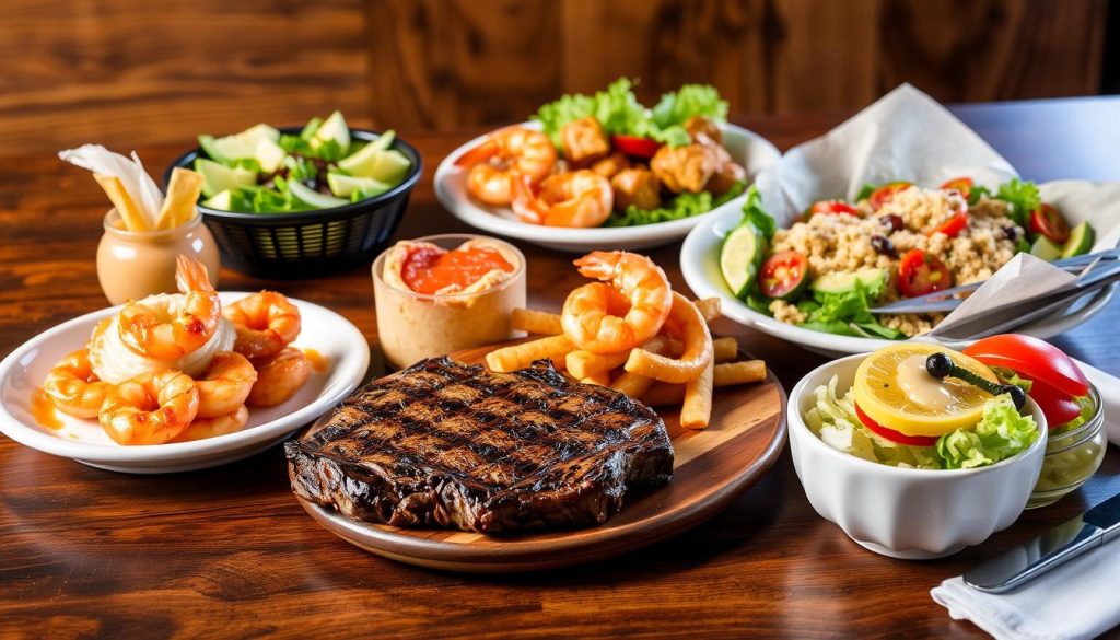 Outback Steakhouse featured dishes