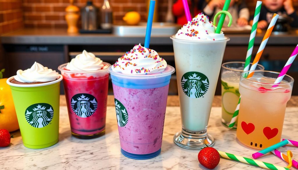 Starbucks kids options for beverages