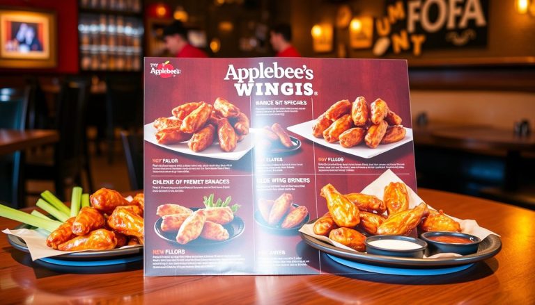 applebee's menu wing special